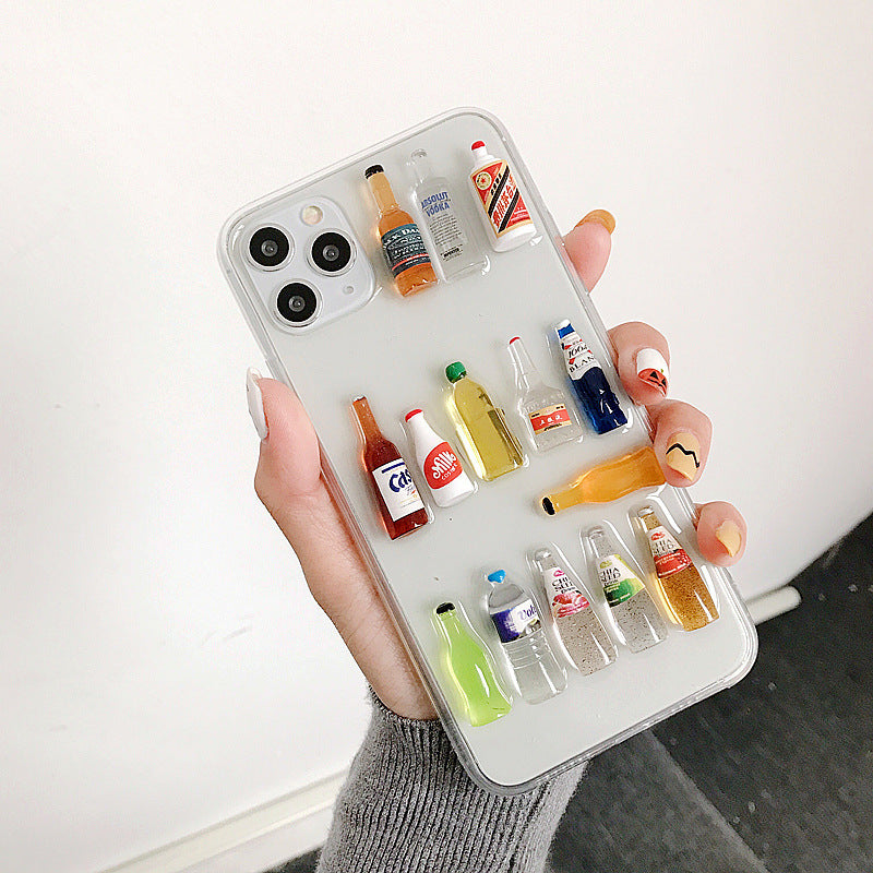Mobile Phone Case Transparent Three-dimensional