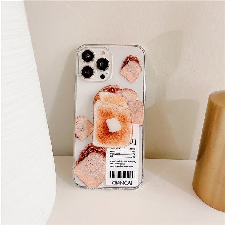 Bread Toast  Silicone Phone Case