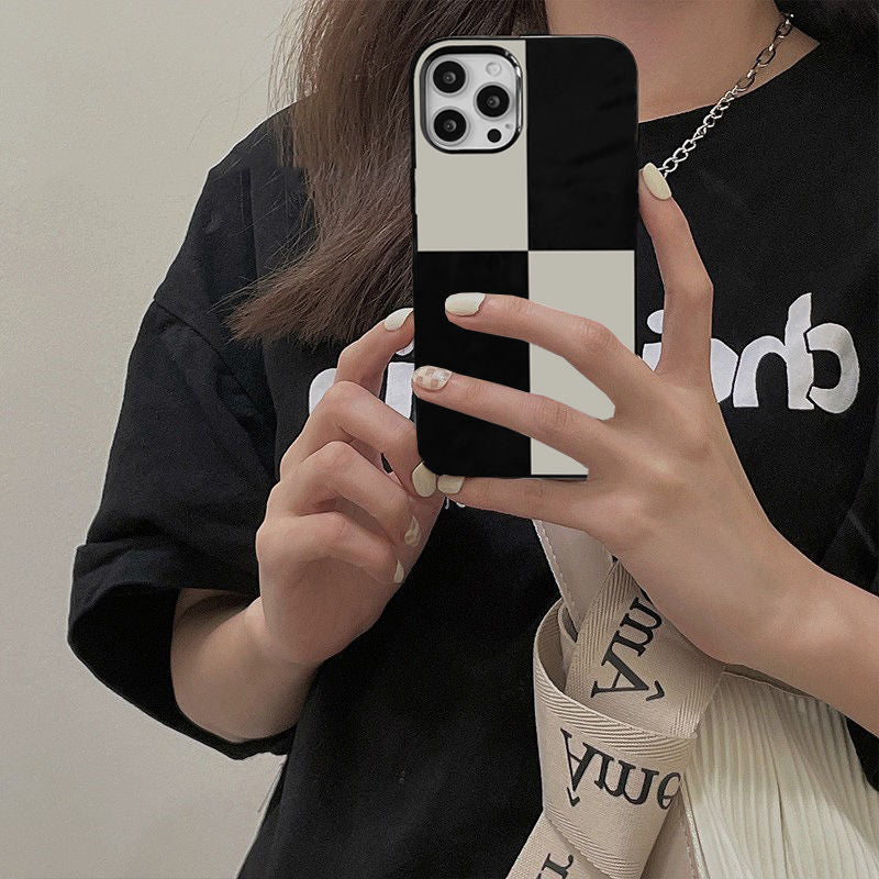 Checkerboard  Waterproof Phone Case