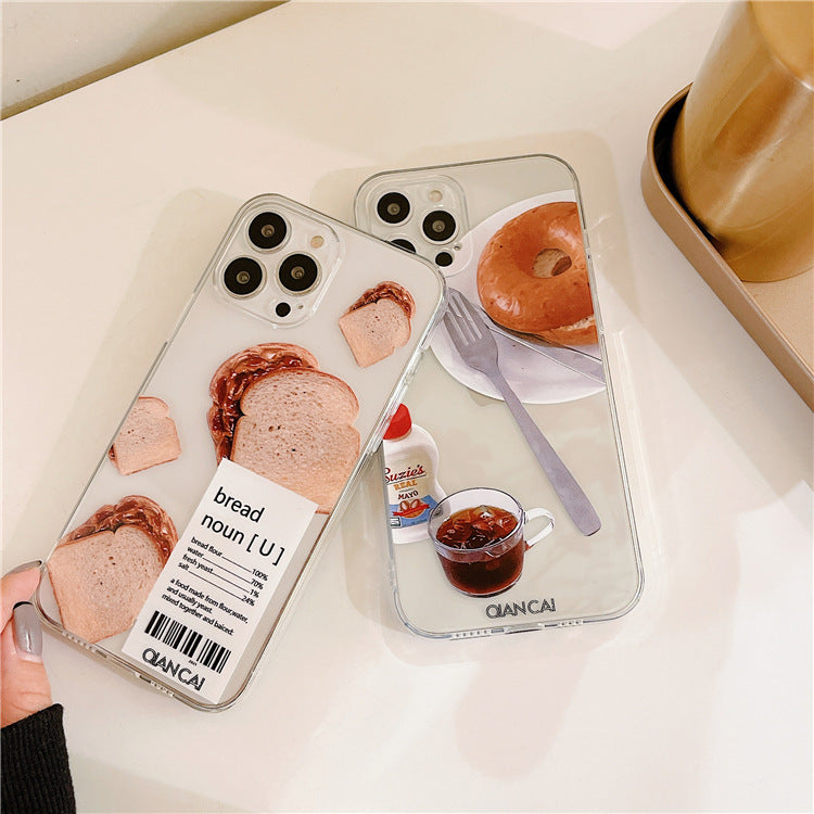 Bread Toast  Silicone Phone Case