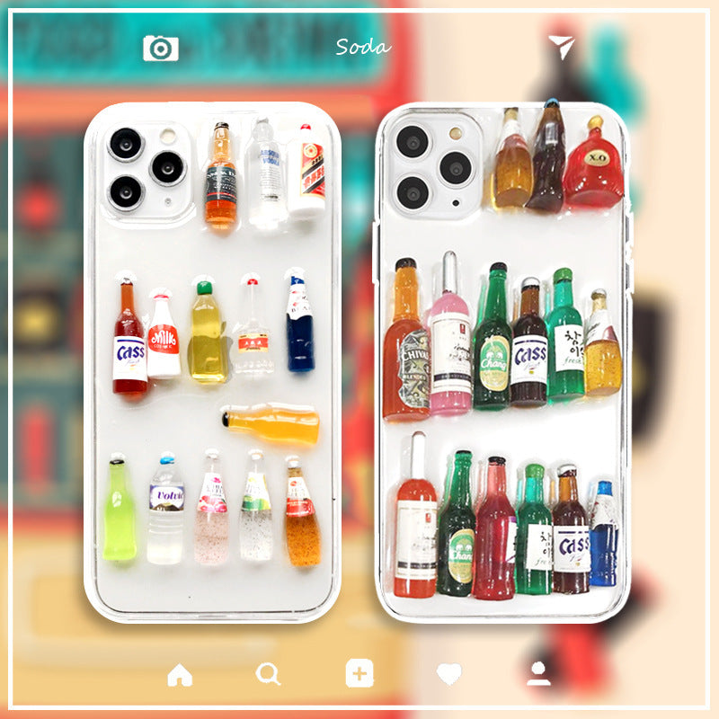Mobile Phone Case Transparent Three-dimensional