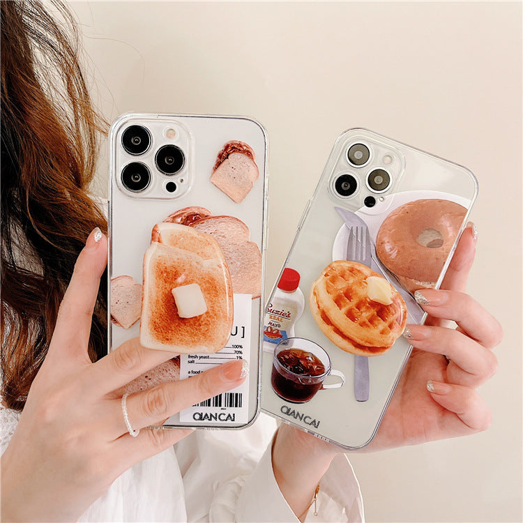 Bread Toast  Silicone Phone Case
