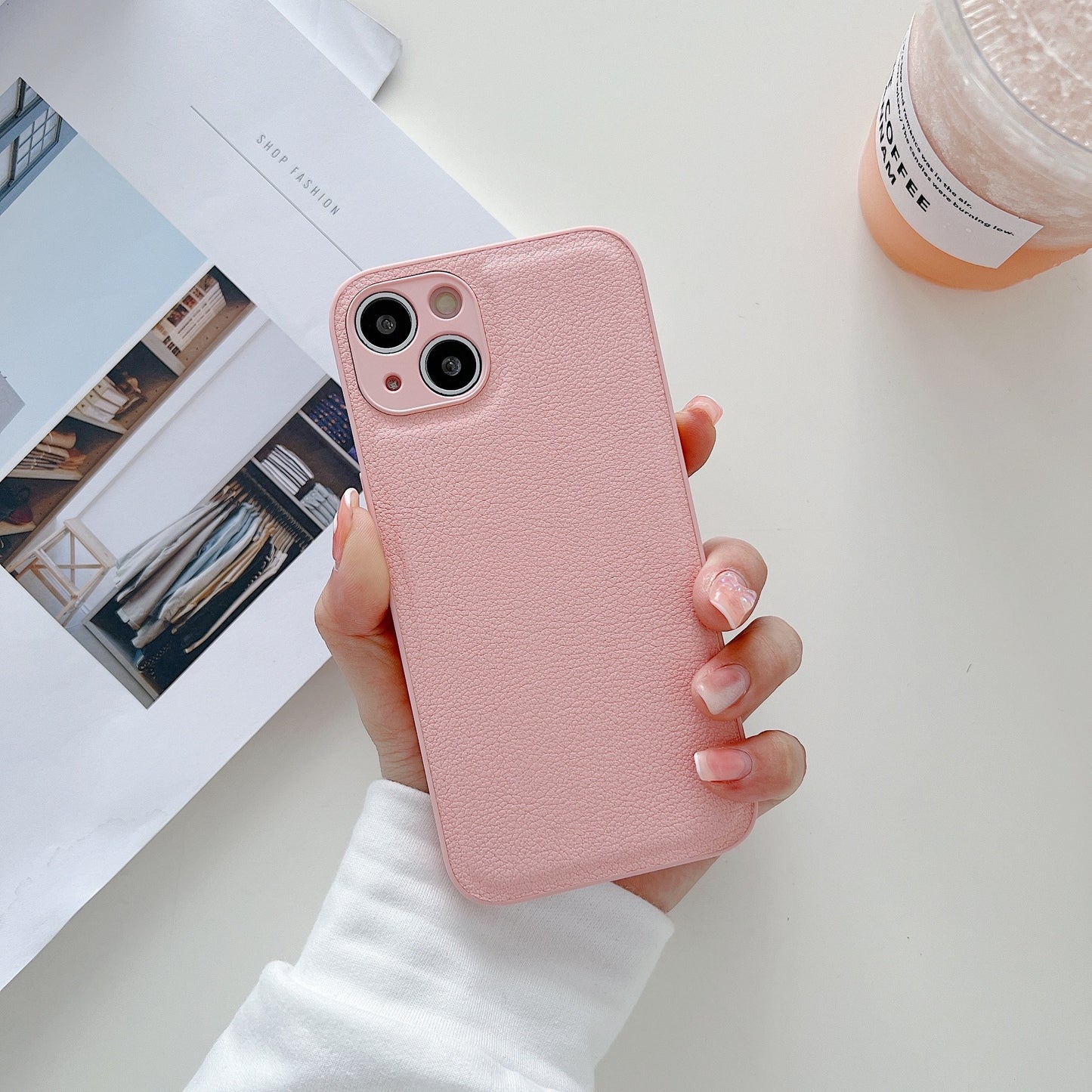 KHAKI leather case