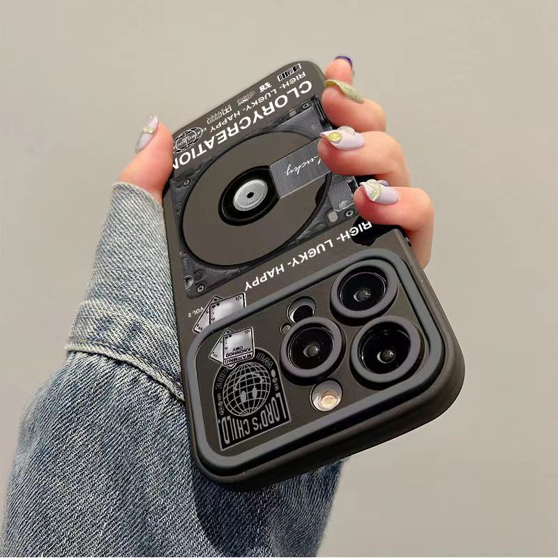 CD Record Design Phone Case
