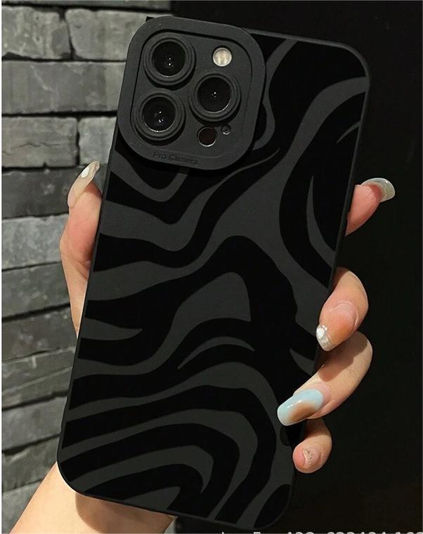 Black Striped Pupil Case