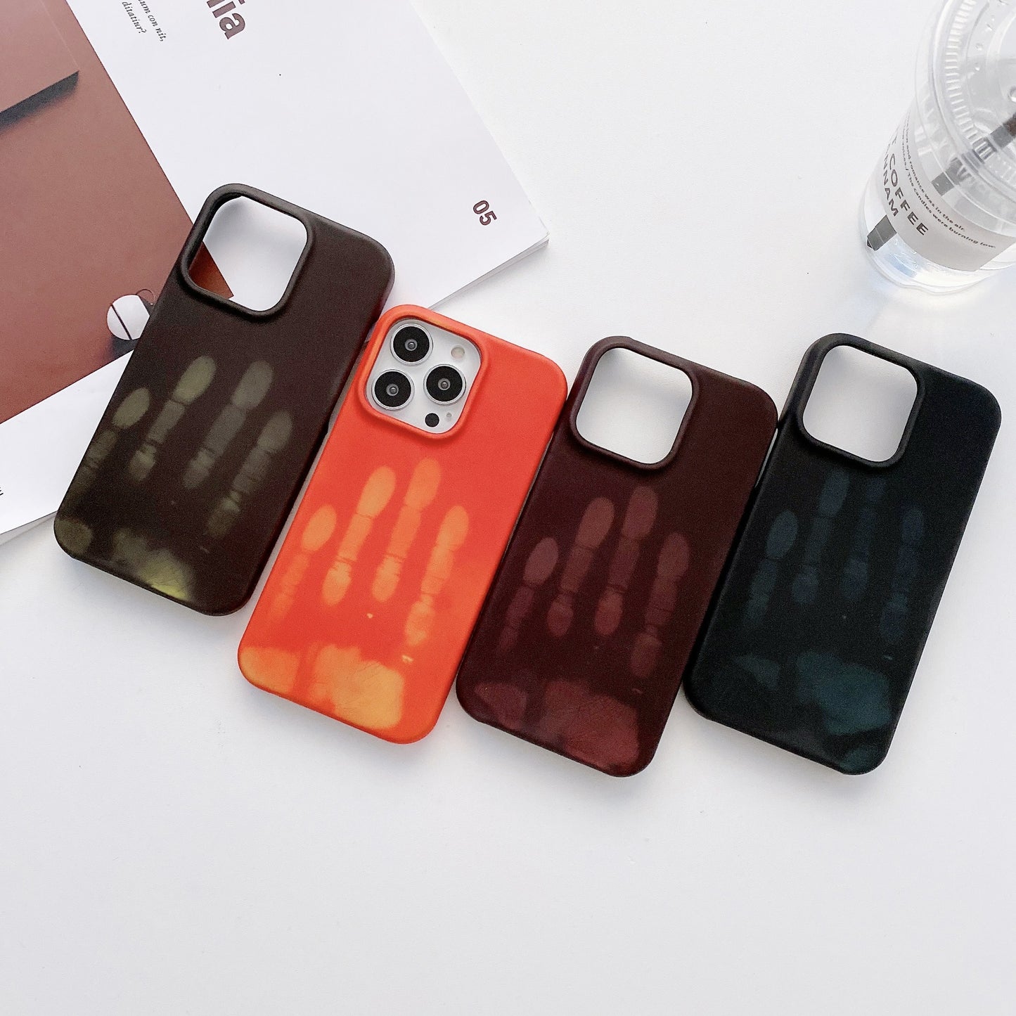 Velvet Half-wrap Color-changing Case