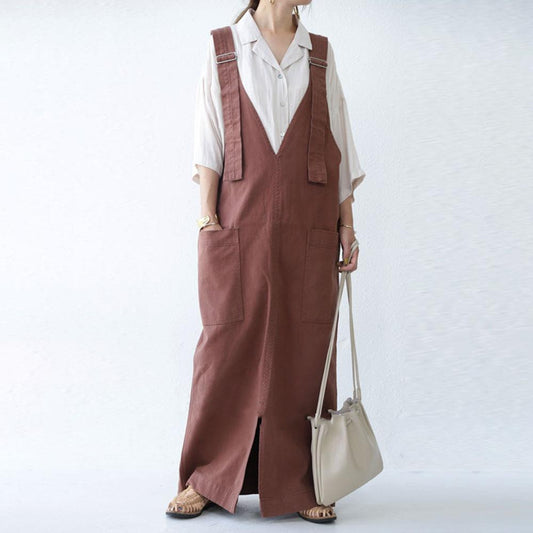 Japanese Super Loose One-piece Skirt
